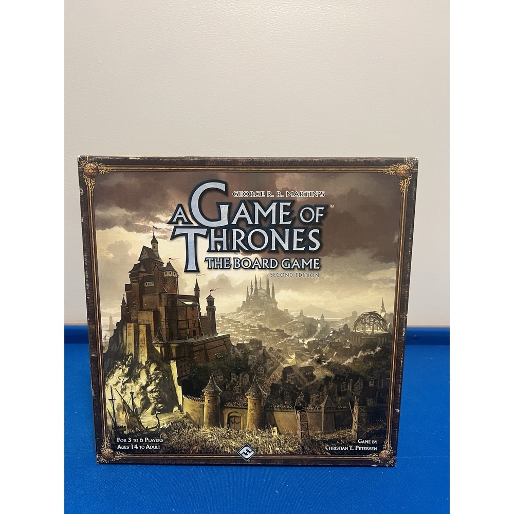 A Game of Thrones The Board Game 2nd Edition Fantasy Flight Complete Used